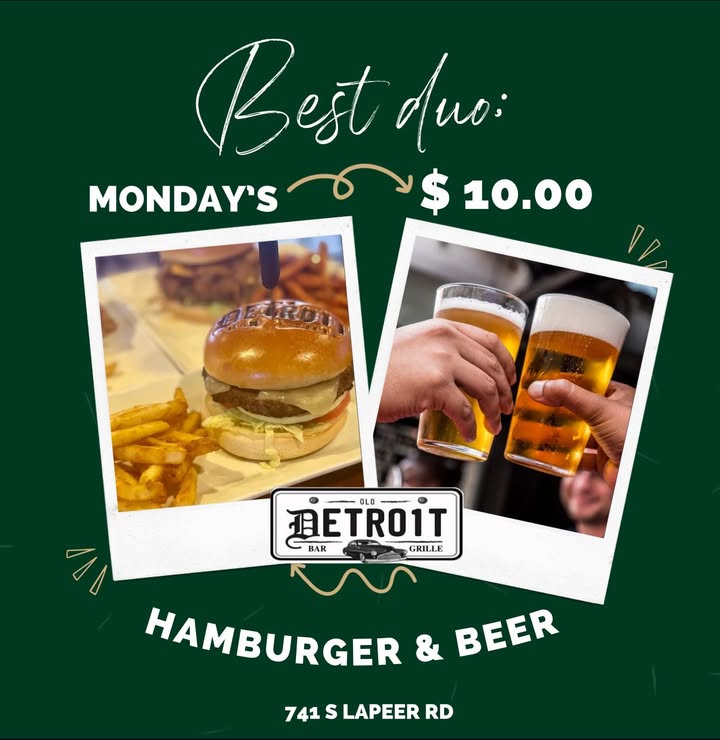 🍔🍺 **Burger & Brew Special: Just $10!** 🍺🍔