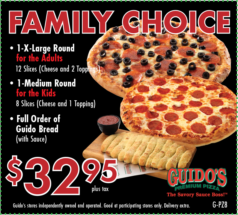 One for the grow ups and One for the kids plus Bread for everyone!