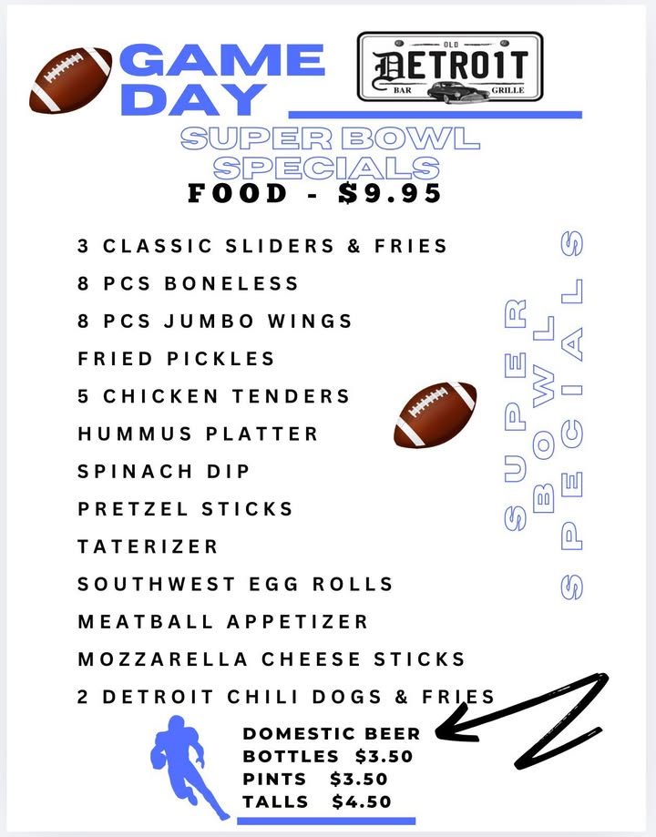 🏈 **Super Bowl Sunday!**