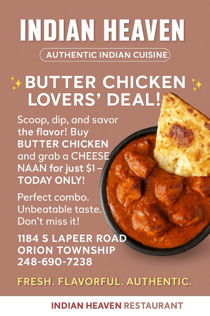 ✨ Butter Chicken Lovers’ Deal ✨ Scoop, dip, and savor the flavor!