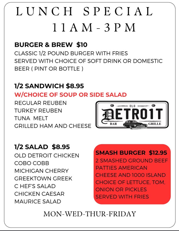 🍽️💵 **Lunch Specials You Can’t Miss!** 💵🍽️