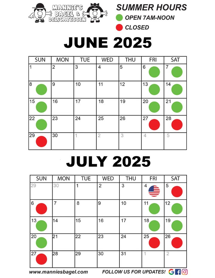 We look forward to seeing you this summer!