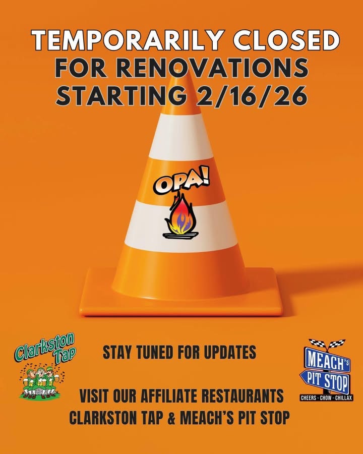 Today is our last day open before our temporary closure due to renovations