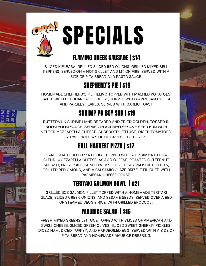 Photos from Opa Food & Spirits