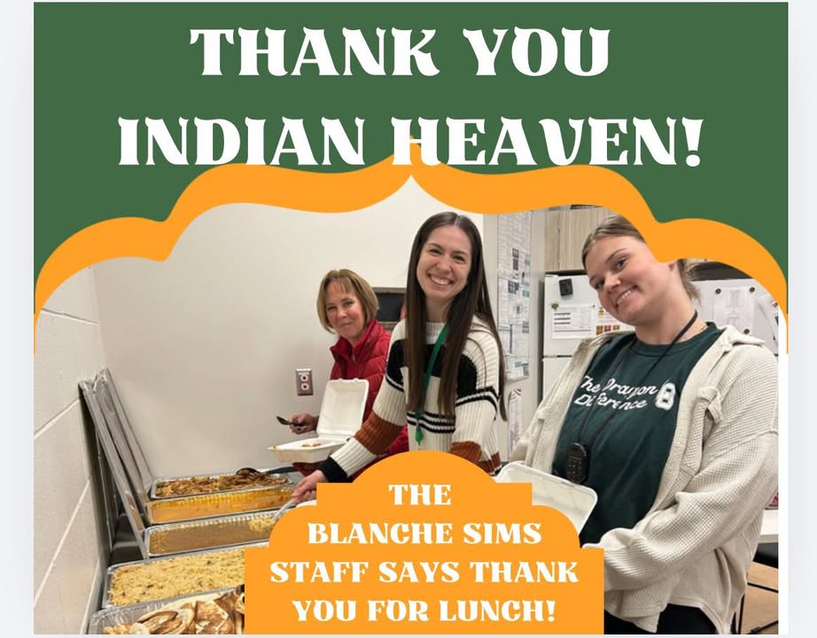 We were happy to partner with Blanche Sims Elementary for a free lunch as a special thank-you to one of our favorite customers